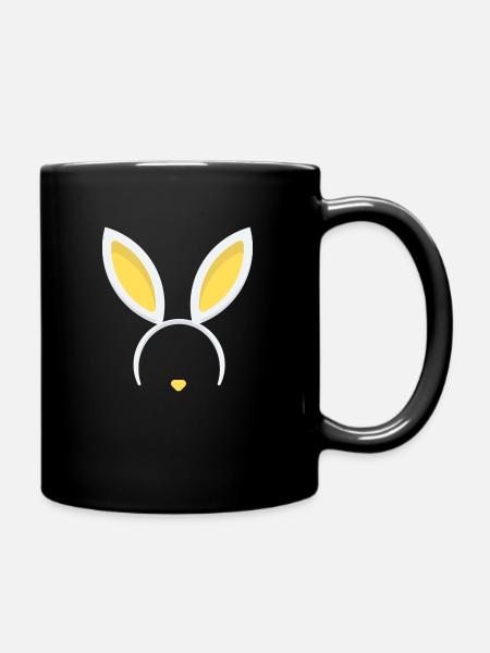 Bunny - Tasse einfarbig - Schwarz