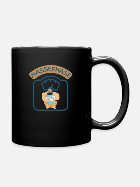 Massephase - Tasse einfarbig - Schwarz
