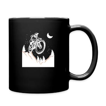 MTB Mountainbike Biker - Full Colour Mug - black - Right