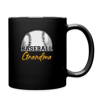 Baseball Baseballspieler Vintage Sprüche Baseballs - Tasse einfarbig - Schwarz - Rechts