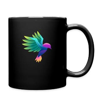 Nature Conservation Bird Colorful - Full Colour Mug - black - Right