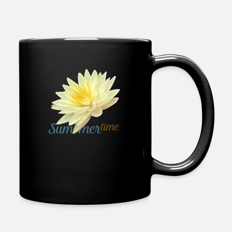 nénuphar - Mug uni - noir