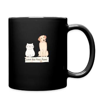 Four Paws - Full Colour Mug - black - Right