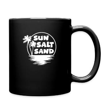 Surfing Surfboard Surfer Wassersport - Tasse einfarbig - Schwarz - Rechts
