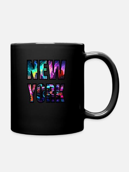 NEWYORK - Full Colour Mug - black