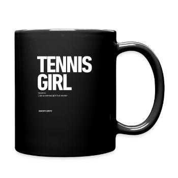 TENNIS GIRL - Tasse einfarbig - Schwarz - Rechts