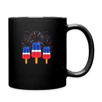Popsicle Patriotic - Full Colour Mug - black - Right