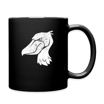 Shoebill Bird Ornithologist Forest I Gift - Full Colour Mug - black - Right