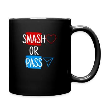 Smash or Pass - Full Colour Mug - black - Right