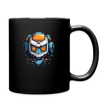 Robot - Full Colour Mug - black - Right