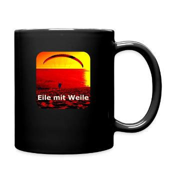 Eile mit weile - Mug uni - noir - Droite