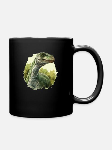 Brontosaurus - Bronto V1 - Tasse einfarbig - Schwarz