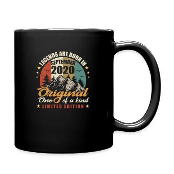 Legends were born in September 2020,Original 2020 - Full Colour Mug - black - Right