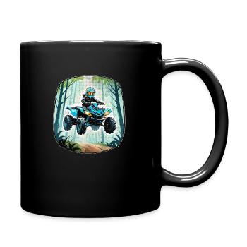 Quad & Off-Road - Full Colour Mug - black - Right