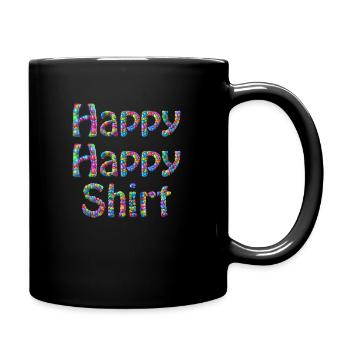 Happy Happy Shirt - Full Colour Mug - black - Right