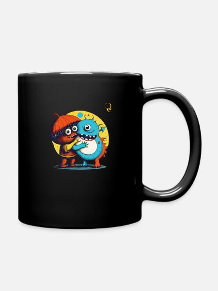 WIR SIND VERSCHIEDEN UND GLEICH - Tasse einfarbig - Schwarz