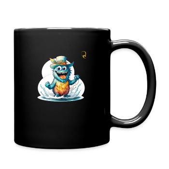 MONSTER IN THE WATER - Full Colour Mug - black - Right