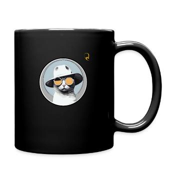 CHAT STYLÉ - Mug uni - noir - Droite