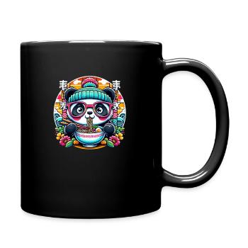Ramen Panda - Full Colour Mug - black - Right