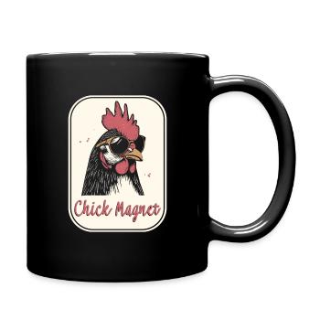 Chick Magnet - Tasse einfarbig - Schwarz - Rechts