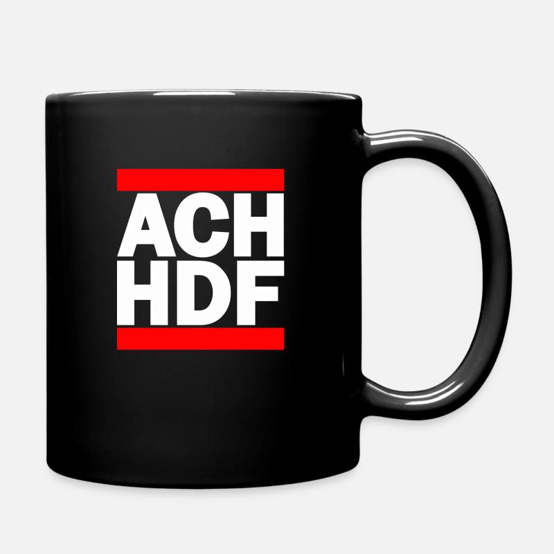 ACH HDF cooles Design - Tasse einfarbig - Schwarz