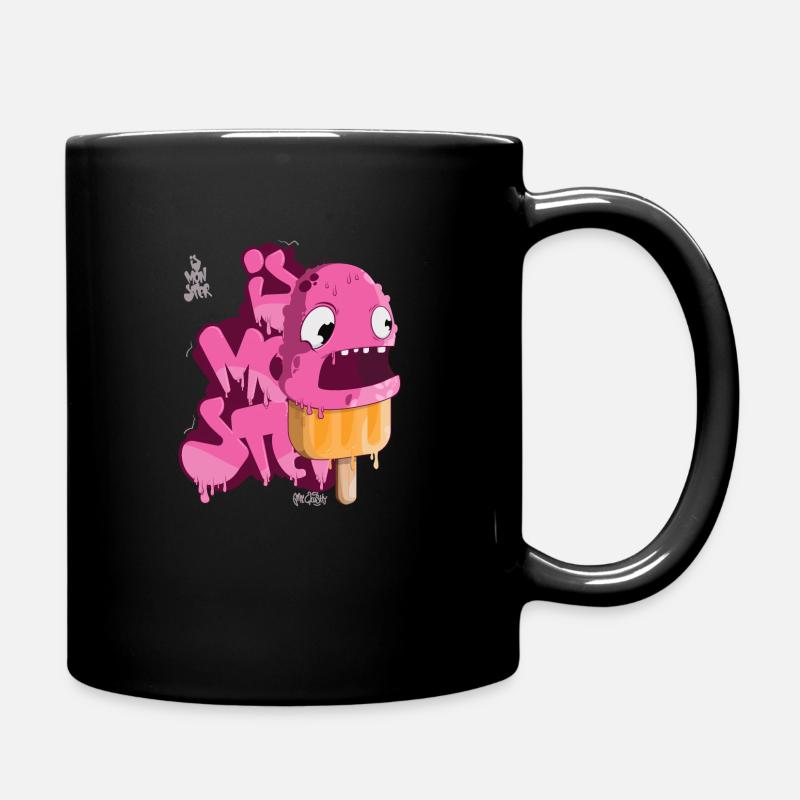 Ice Monster - Full Colour Mug - black