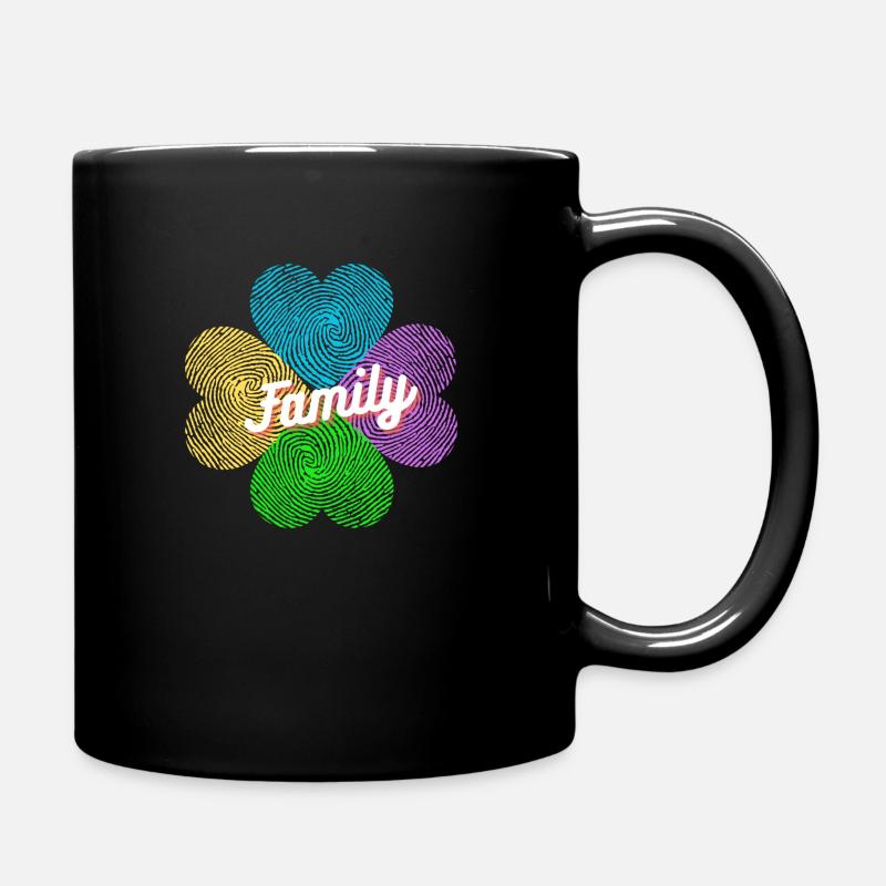 Familie - Tasse einfarbig - Schwarz