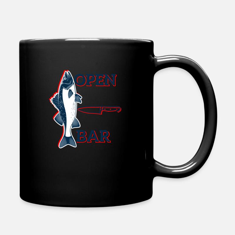 open bar - Full Colour Mug - black