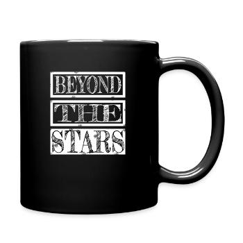 gift idea space exploration funny quote cool bday - Full Colour Mug - black - Right