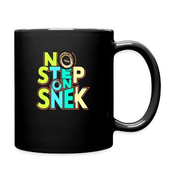No Step On Snek - Full Colour Mug - black - Right