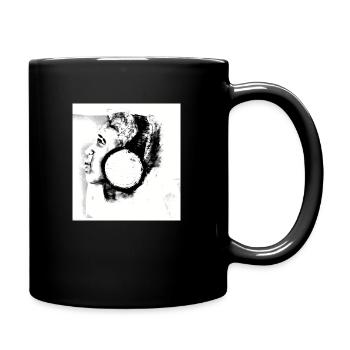 JaMan i hear - Tasse einfarbig - Schwarz - Rechts