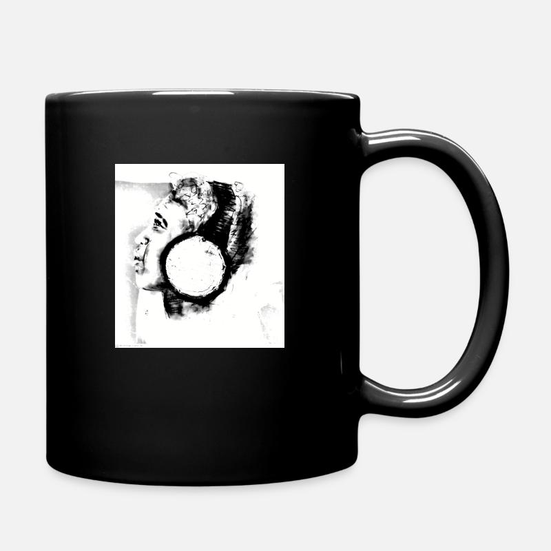 JaMan i hear - Tasse einfarbig - Schwarz