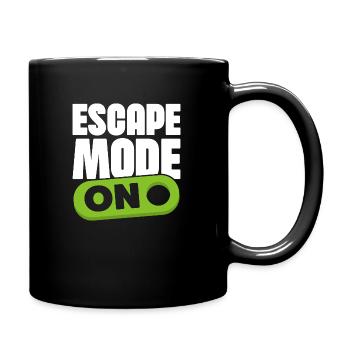 Escape Mode On Escape Game Breakout Challenge - Full Colour Mug - black - Right