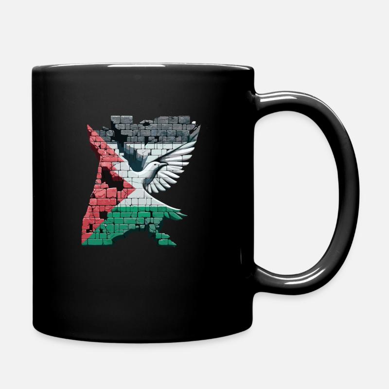 Free Palestine | Freedom Bird - Full Colour Mug - black