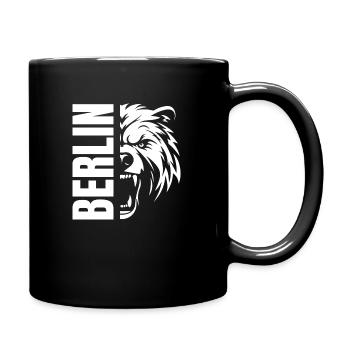 Berlin Merch - Tasse einfarbig - Schwarz - Rechts