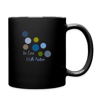 all the colours - in love with nature - Full Colour Mug - black - Right