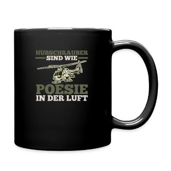 Pilot Helicopter Helicopter - Full Colour Mug - black - Right