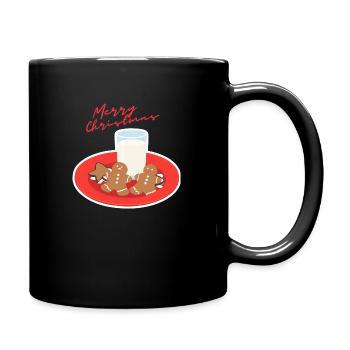 Nikolaus - Tasse einfarbig - Schwarz - Rechts