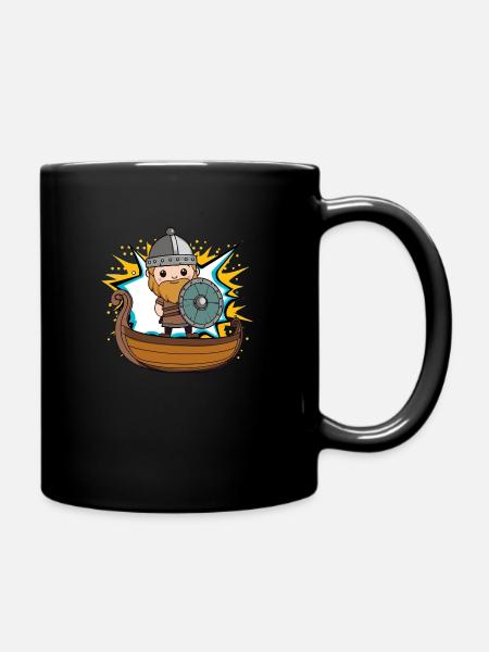 Wikinger Nordisch Normanne - Tasse einfarbig - Schwarz