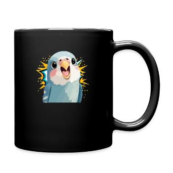 Perruche Perroquet Oiseaux - Mug uni - noir - Droite