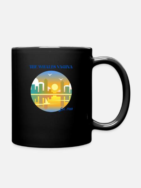San Diego Anchor - Full Colour Mug - black