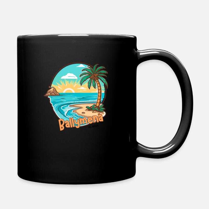Ballymena, Co Antrim - Full Colour Mug - black