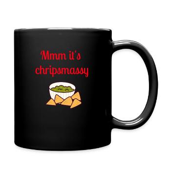mmm it s chripsmassy designs - Mug uni - noir - Droite