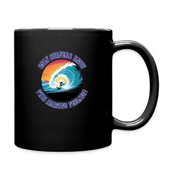 Seuls les surfeurs connaissent ce sentiment incroyable - Mug uni - noir - Droite