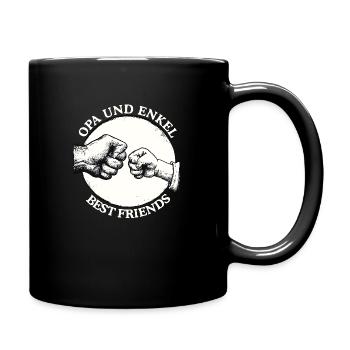 Opa Enkel Geburtstag Großvater Geburt 2 - Tasse einfarbig - Schwarz - Rechts
