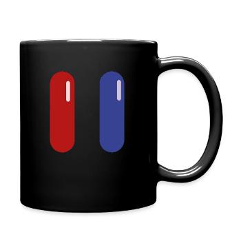 MatrixPill - Tasse einfarbig - Schwarz - Rechts