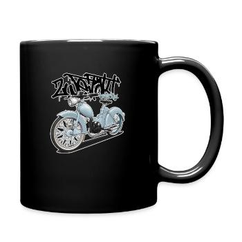 SR2 (hellblau) // Illustration - Tasse einfarbig - Schwarz - Rechts