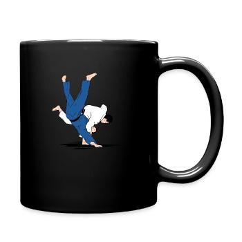 Judo - Judoka - Martial Arts - Full Colour Mug - black - Right
