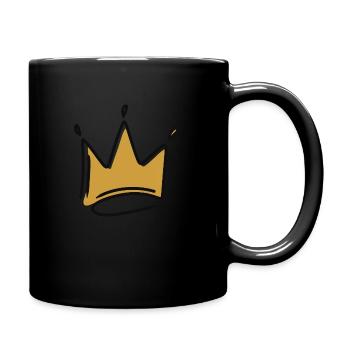 Krone1 - Full Colour Mug - black - Right