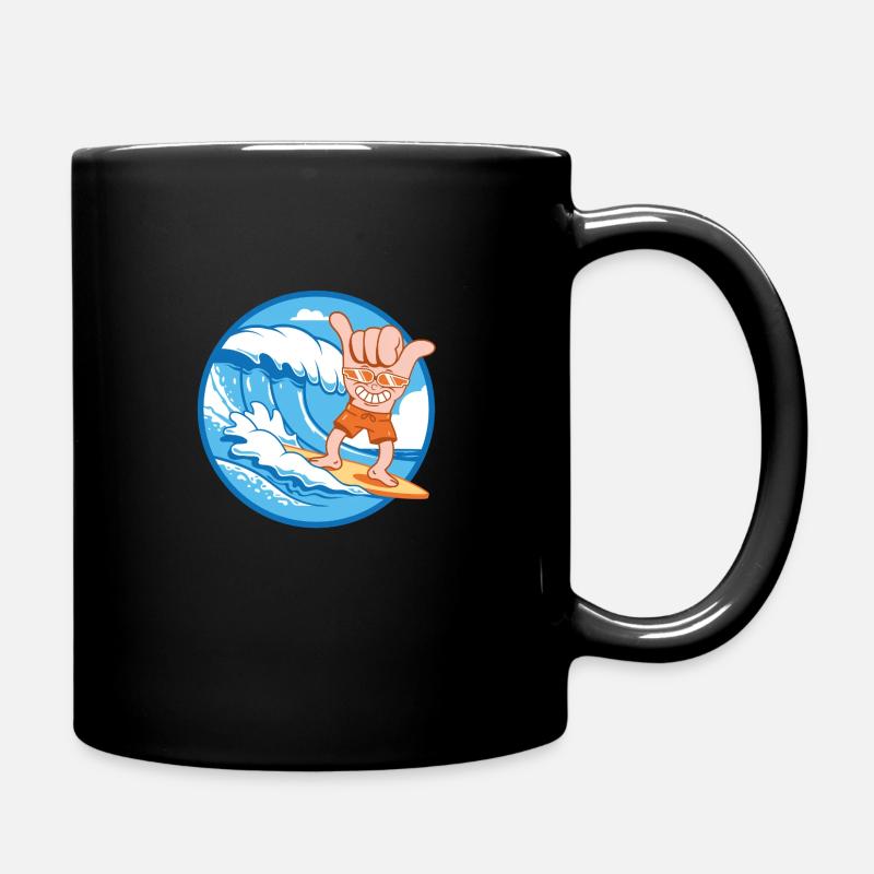 SHAKA SURF VIBES - Mug uni - noir
